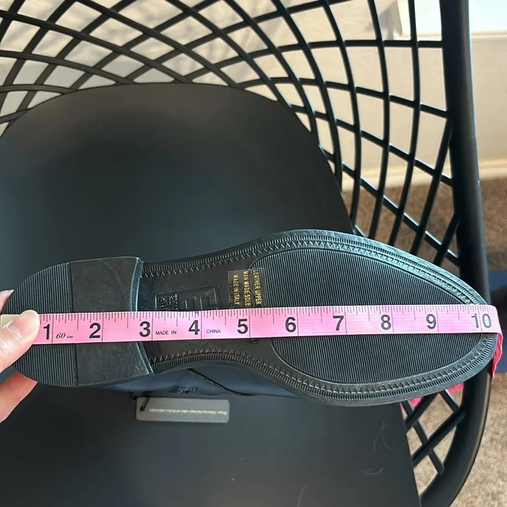 Emanuele Crasto Leather Boots Made in Italy in Black Sz 38 - Picture 11 of 15